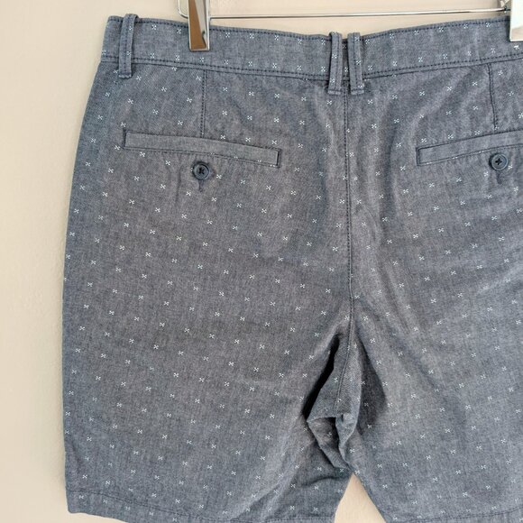 Original Penguin Chambray Shorts Men Size 34 (US) Classic‎ Fit 8" Inseam - Picture 9 of 12